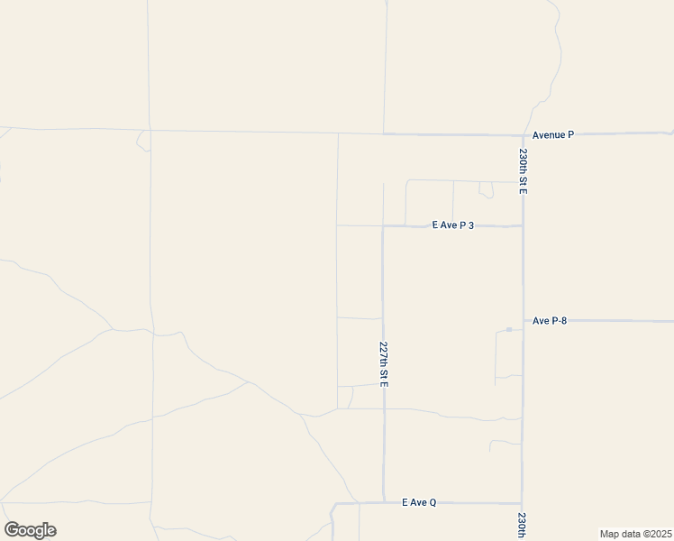 map of restaurants, bars, coffee shops, grocery stores, and more near 225th Street East in Los Angeles County