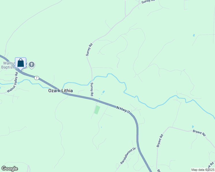 map of restaurants, bars, coffee shops, grocery stores, and more near 1208 North State Highway 7 in Hot Springs Village