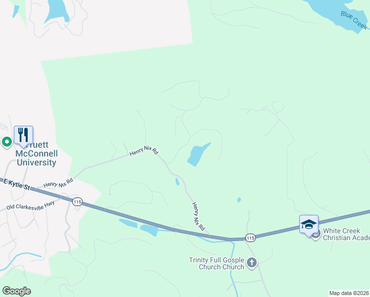 map of restaurants, bars, coffee shops, grocery stores, and more near 128 Chimney Lake Drive in Cleveland
