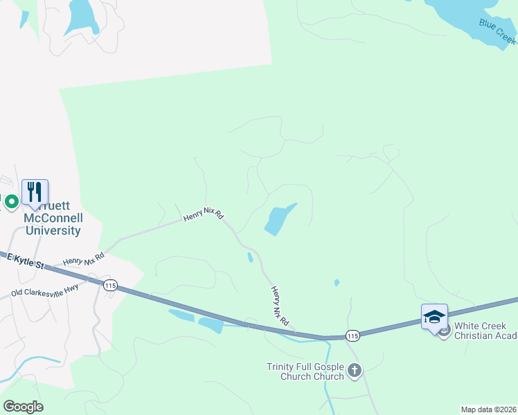 map of restaurants, bars, coffee shops, grocery stores, and more near Chimney Lake Drive in Cleveland
