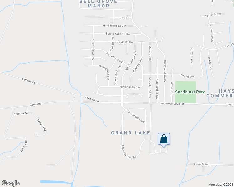 map of restaurants, bars, coffee shops, grocery stores, and more near 2508 Autumn Ridge Drive Southwest in Huntsville