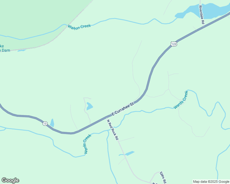 map of restaurants, bars, coffee shops, grocery stores, and more near 19 Old Jarrett Road in Toccoa