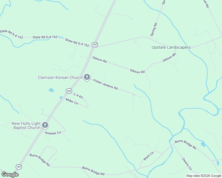 map of restaurants, bars, coffee shops, grocery stores, and more near 27 Fisher Jenkins Road in Anderson