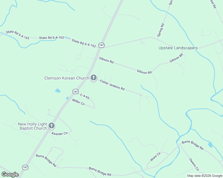 map of restaurants, bars, coffee shops, grocery stores, and more near 14 Fisher Jenkins Road in Anderson