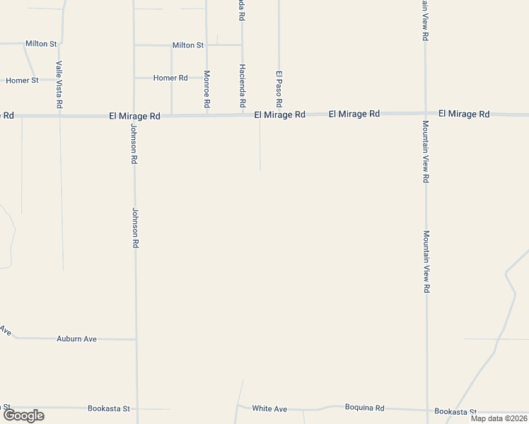 map of restaurants, bars, coffee shops, grocery stores, and more near 5207 El Mirage Road in Adelanto