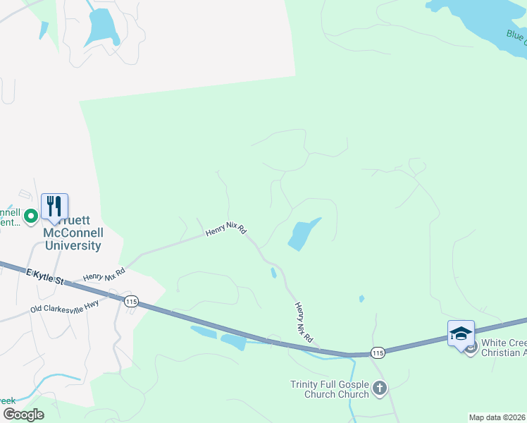 map of restaurants, bars, coffee shops, grocery stores, and more near 128 Chimney Lake Drive in Cleveland