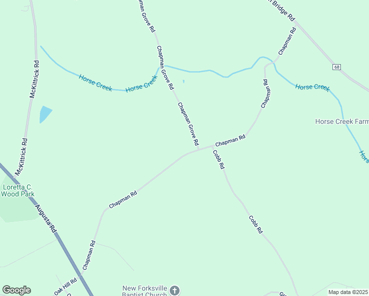 map of restaurants, bars, coffee shops, grocery stores, and more near 189 Chapman Road in Pelzer