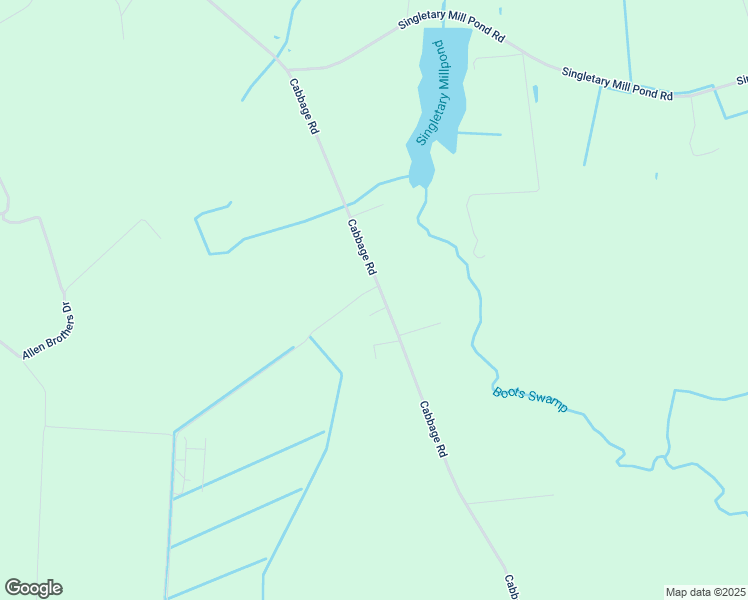map of restaurants, bars, coffee shops, grocery stores, and more near 2103 Cabbage Road in Bladenboro