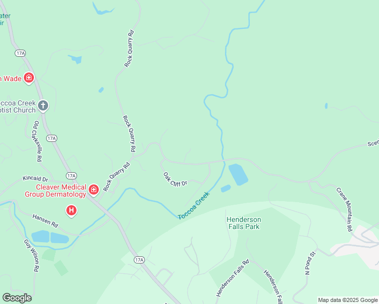 map of restaurants, bars, coffee shops, grocery stores, and more near in Toccoa