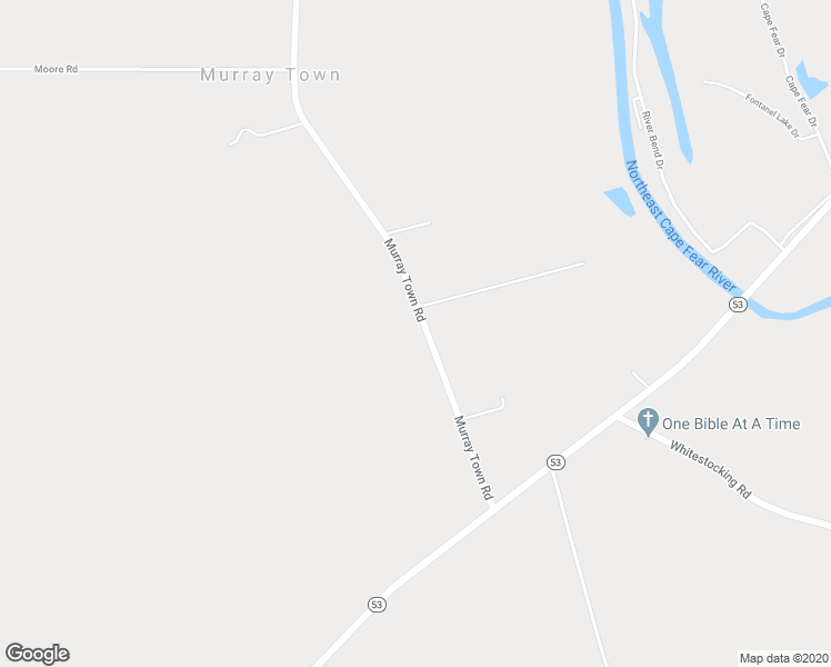 map of restaurants, bars, coffee shops, grocery stores, and more near 425 Murray Town Road in Burgaw