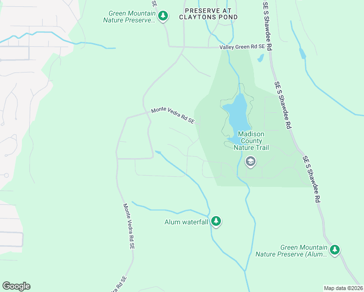 map of restaurants, bars, coffee shops, grocery stores, and more near 13399 South Village Square Road Southeast in Huntsville