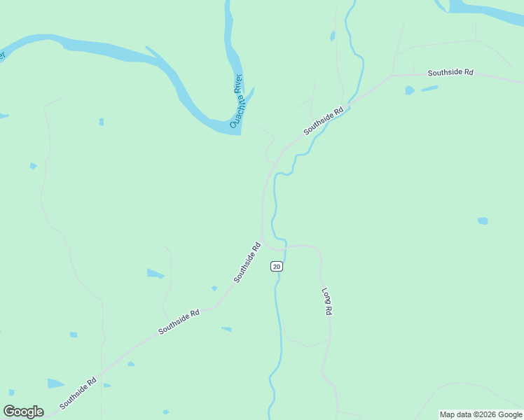 map of restaurants, bars, coffee shops, grocery stores, and more near Southside Road in Oden