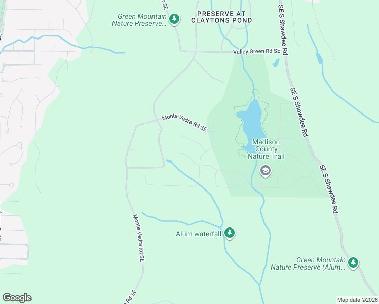 map of restaurants, bars, coffee shops, grocery stores, and more near 13670 South Village Square Road Southeast in Huntsville