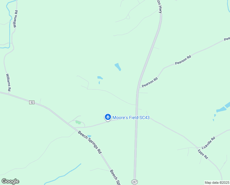 map of restaurants, bars, coffee shops, grocery stores, and more near 134 Loftis Drive in Pelzer