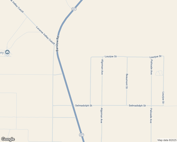 map of restaurants, bars, coffee shops, grocery stores, and more near in Lucerne Valley