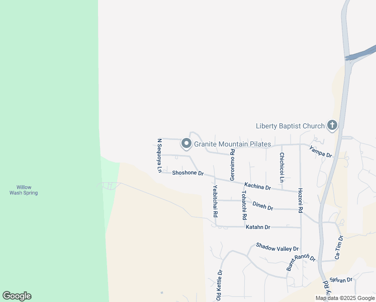 map of restaurants, bars, coffee shops, grocery stores, and more near 3029 Tonto Ridge Road in Prescott