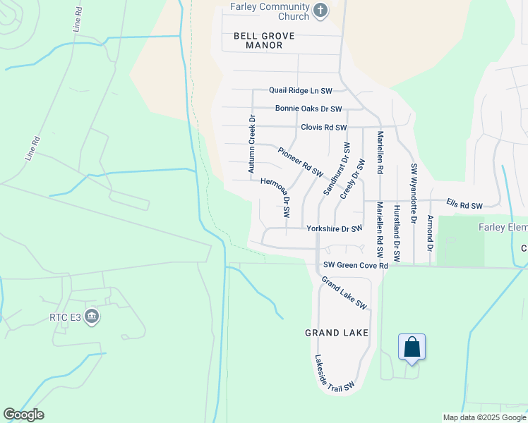 map of restaurants, bars, coffee shops, grocery stores, and more near 2504 Hermosa Circle in Huntsville