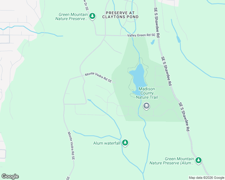 map of restaurants, bars, coffee shops, grocery stores, and more near 13399 South Village Square Road Southeast in Huntsville