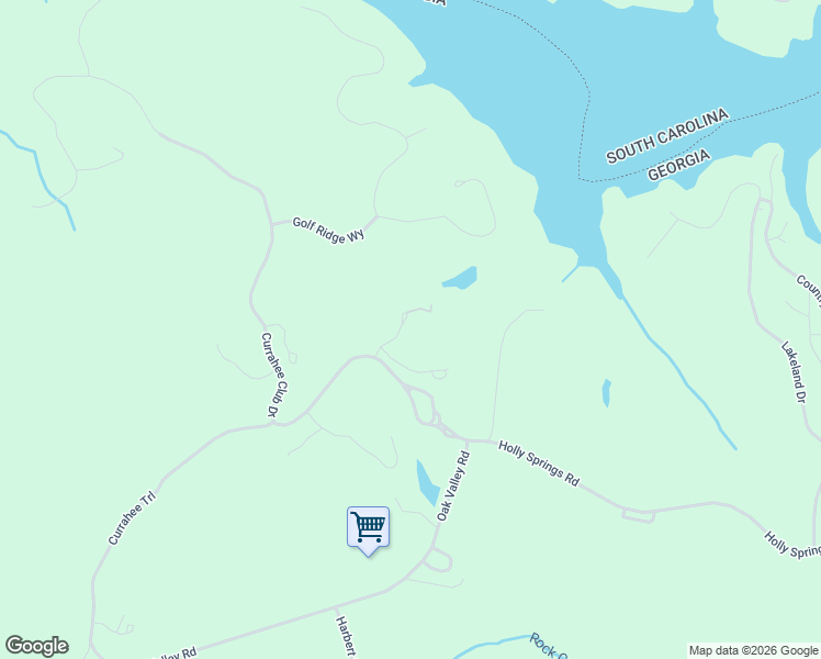map of restaurants, bars, coffee shops, grocery stores, and more near 92 Timber Ridge Trail in Toccoa