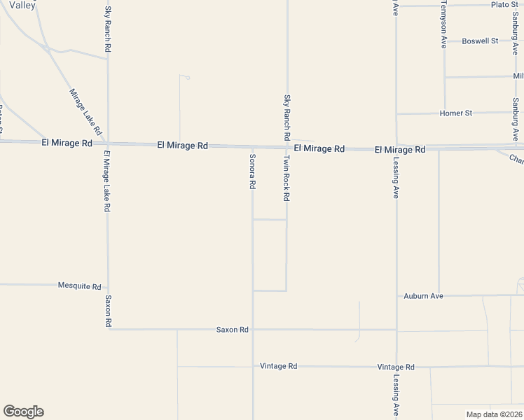 map of restaurants, bars, coffee shops, grocery stores, and more near 19073 Sonora Road in Adelanto