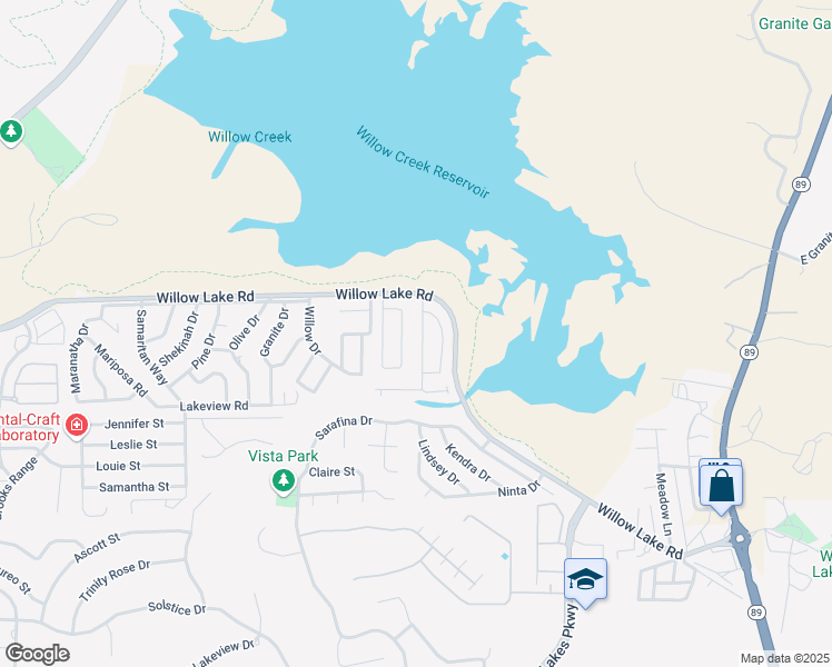 map of restaurants, bars, coffee shops, grocery stores, and more near 3130 Mountain Lake Drive in Prescott