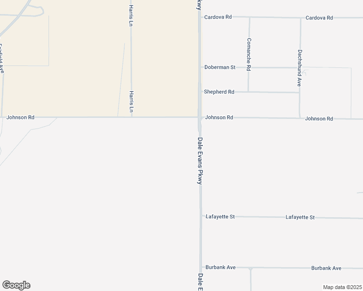 map of restaurants, bars, coffee shops, grocery stores, and more near Dale Evans Parkway in Apple Valley