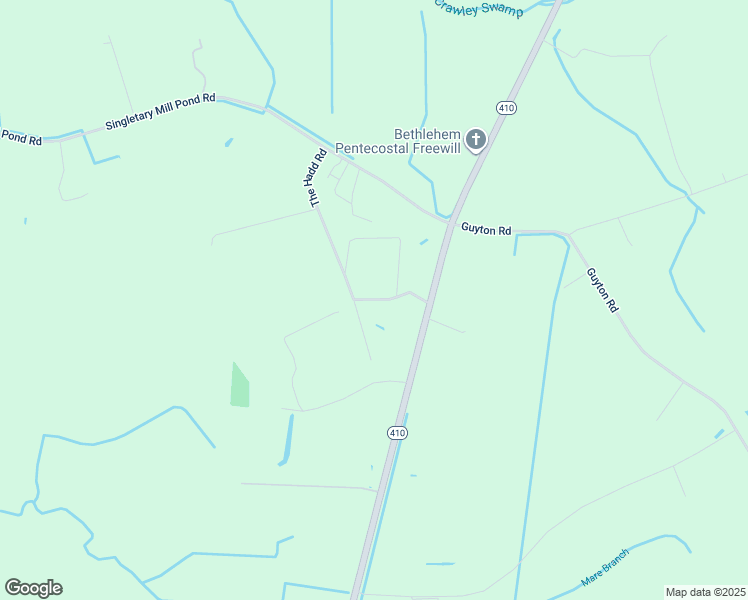 map of restaurants, bars, coffee shops, grocery stores, and more near Guyton Cemetery Drive in Bladen County