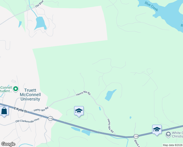 map of restaurants, bars, coffee shops, grocery stores, and more near 97 Chimney Lane in Cleveland