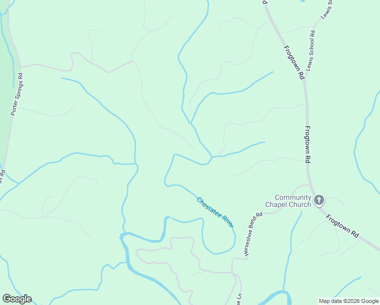 map of restaurants, bars, coffee shops, grocery stores, and more near 438 River Trail in Dahlonega