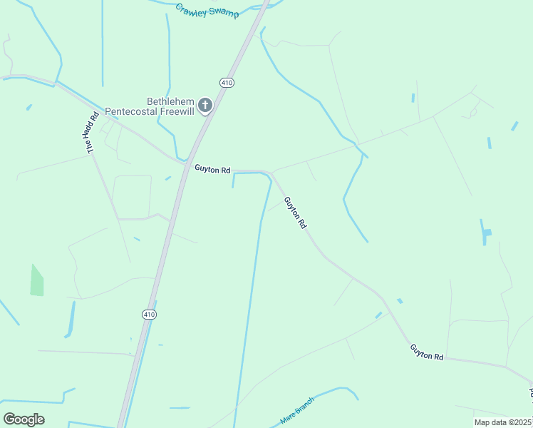 map of restaurants, bars, coffee shops, grocery stores, and more near 3177 Guyton Road in Bladenboro
