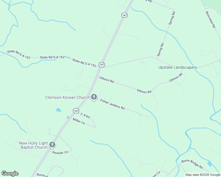 map of restaurants, bars, coffee shops, grocery stores, and more near 15 Fisher Jenkins Road in Anderson