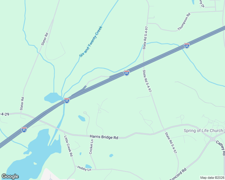map of restaurants, bars, coffee shops, grocery stores, and more near 11 Fieldstone in Anderson