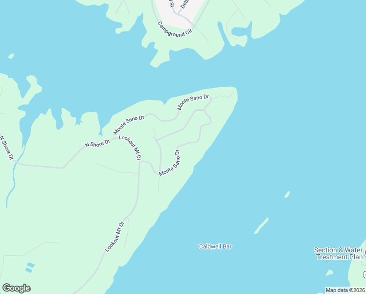 map of restaurants, bars, coffee shops, grocery stores, and more near 981 Monte Sano Drive in Scottsboro