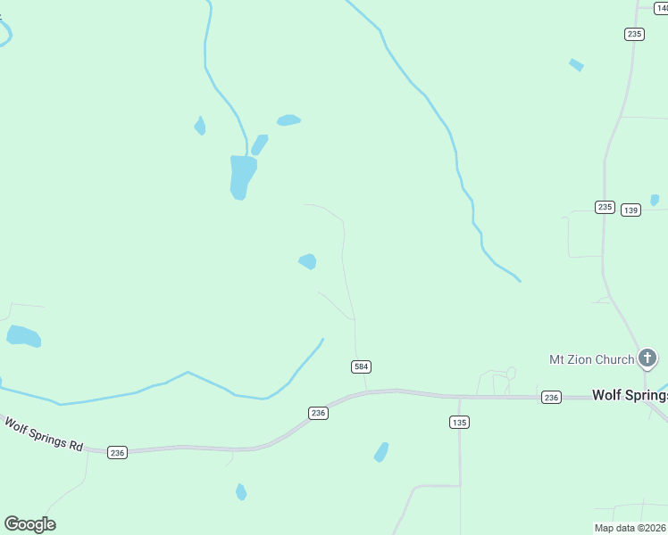 map of restaurants, bars, coffee shops, grocery stores, and more near 391 County Road 584 in Town Creek