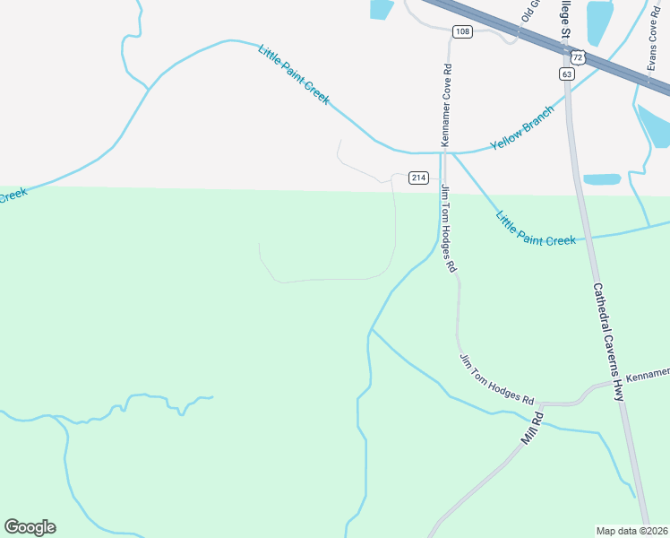 map of restaurants, bars, coffee shops, grocery stores, and more near 557 County Road 214 in Woodville