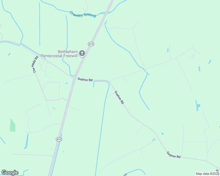 map of restaurants, bars, coffee shops, grocery stores, and more near 3225 Guyton Road in Bladenboro