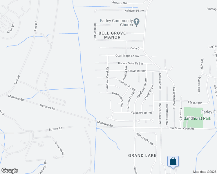 map of restaurants, bars, coffee shops, grocery stores, and more near 2519 Reabok Circle Southwest in Huntsville