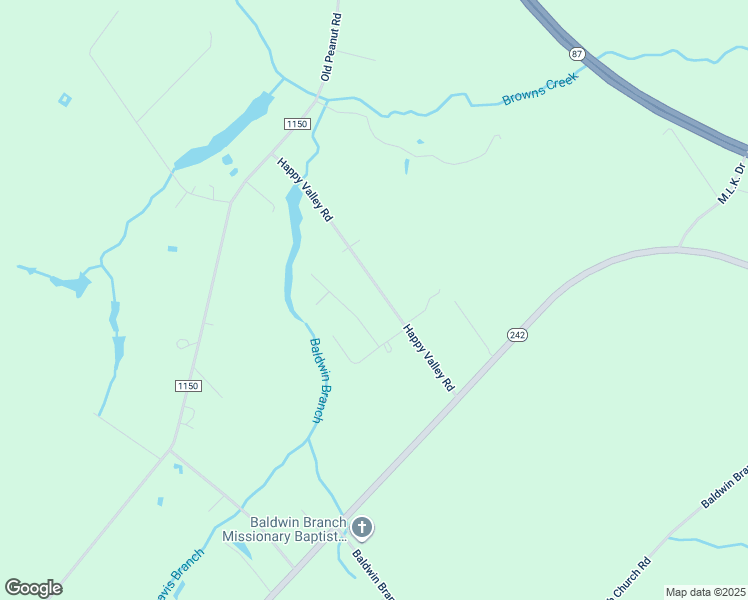 map of restaurants, bars, coffee shops, grocery stores, and more near 303 Happy Valley Road in Elizabethtown