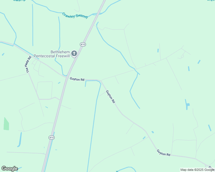 map of restaurants, bars, coffee shops, grocery stores, and more near 3200 Guyton Road in Bladenboro