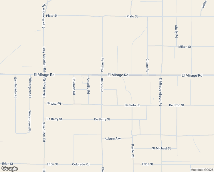 map of restaurants, bars, coffee shops, grocery stores, and more near 2461 El Mirage Road in El Mirage