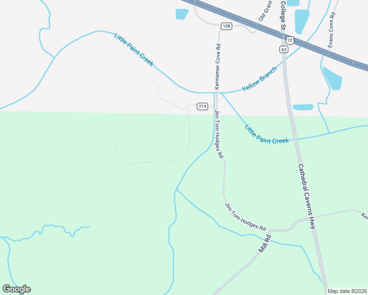 map of restaurants, bars, coffee shops, grocery stores, and more near 321 County Road 214 in Woodville
