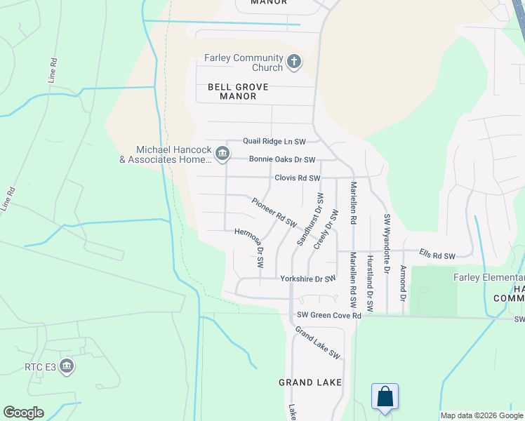 map of restaurants, bars, coffee shops, grocery stores, and more near 14002 Graylynn Drive Southwest in Huntsville