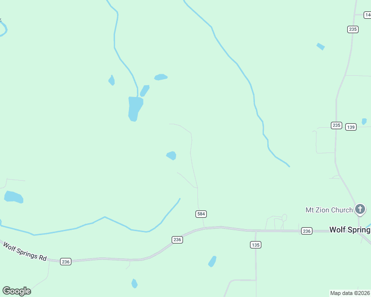 map of restaurants, bars, coffee shops, grocery stores, and more near 391 County Road 584 in Town Creek