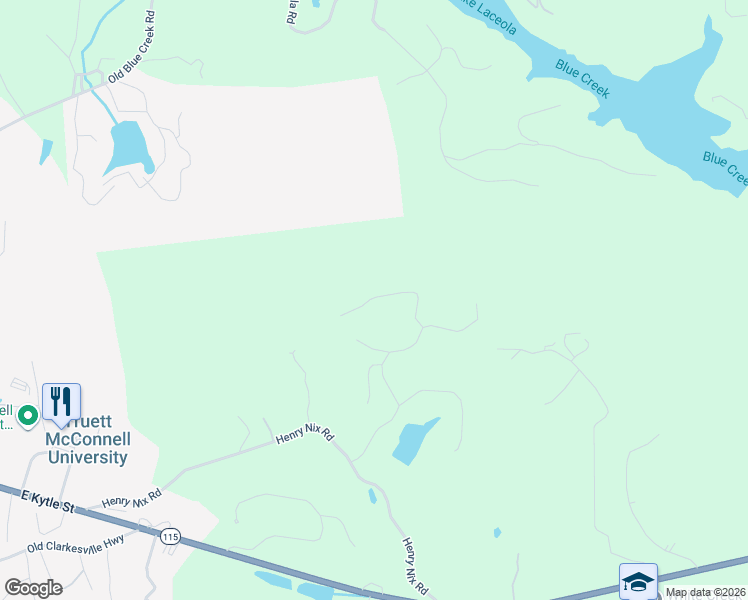 map of restaurants, bars, coffee shops, grocery stores, and more near 97 Chimney Lane in Cleveland