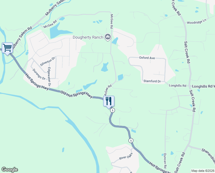 map of restaurants, bars, coffee shops, grocery stores, and more near 1601 Jacks Drive in Benton