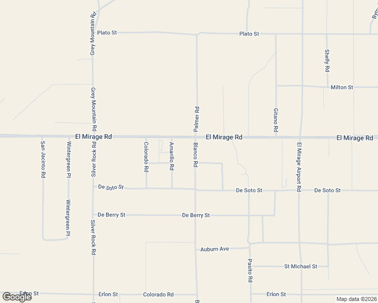 map of restaurants, bars, coffee shops, grocery stores, and more near 2461 El Mirage Road in El Mirage