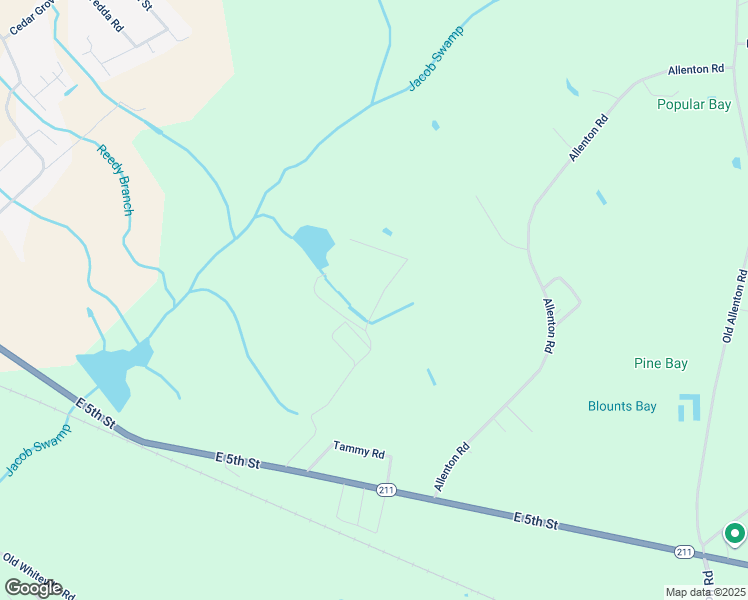 map of restaurants, bars, coffee shops, grocery stores, and more near 825 Tammy Road in Lumberton