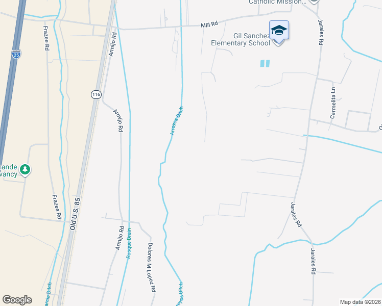 map of restaurants, bars, coffee shops, grocery stores, and more near 75 Romer Road South in Jarales