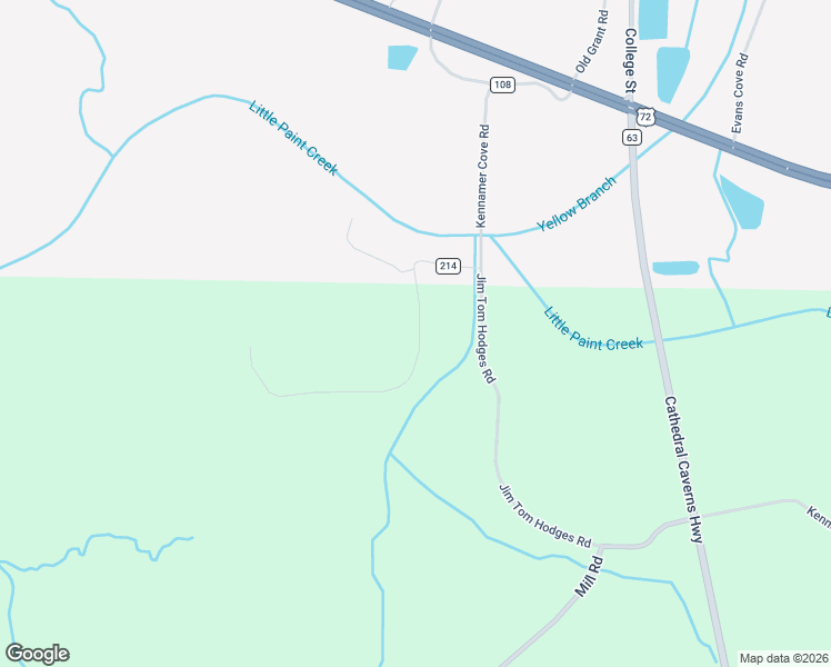 map of restaurants, bars, coffee shops, grocery stores, and more near 321 County Road 214 in Woodville