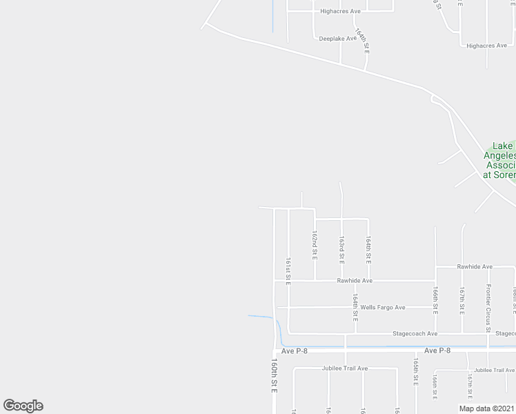 map of restaurants, bars, coffee shops, grocery stores, and more near 16001 High Chapparel Avenue in Lake Los Angeles